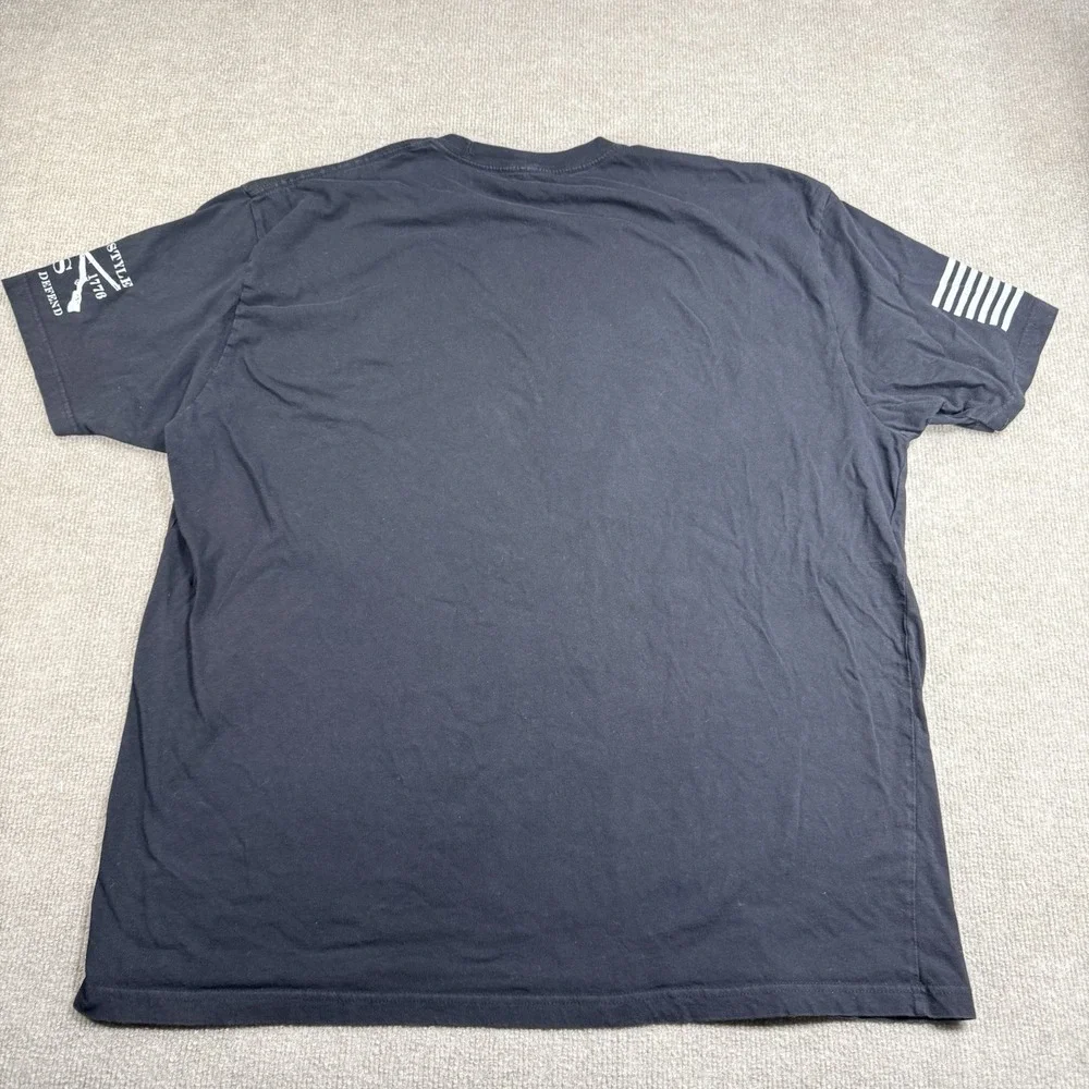 Grunt Style T Shirt Crew Neck I Pledge Allegiance To The Flag Men's Black 3XL